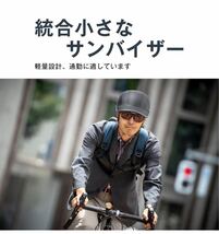 自転車 ヘルメット CPSC/CE認定済み アーバン ベースボール 帽子 スタイル 耐紫外線性 男女兼用 ロードバイク ヘルメット 超軽量安全性_画像4