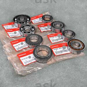 ★新品 HONDA S2000 AP1 AP2用 ギアボックス ボール ベアリング 8点セット S2K Gearbox Bearings SET of 8 ホンダ 純正部品