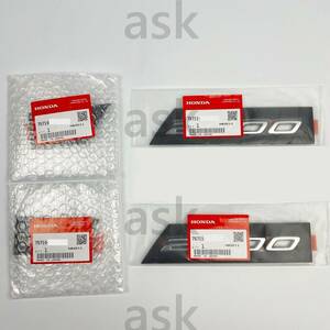 ★新品 未使用 HONDA S2000 AP1 AP2用 フェンダーエンブレム　サイドエンブレ 左右セット Genuine Fender Side Emblem SET ホンダ 純正部品