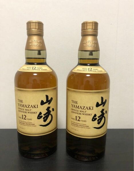 シングルモルトウイスキー 山崎 12年 700ml 瓶