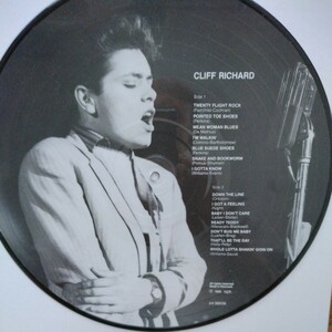 LP picture disc CLIFF RICHARD/TWENTY FLIGHT ROCK Denmark AR30036 1985年　クリフ・リチャード　ピクチャー・ディスク