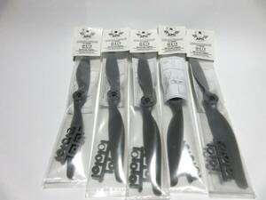 APC　１０x７Ｅ　電動機用プロペラ　６Φ開孔加工済　５本、　新品　未開封品　５本　