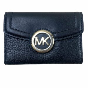 USED MICHAEL KORS マイケルコース 6連キーケース ブラック レザー 黒 レディース 鍵入れ KEY CASE キーリング BLACK 鍵 key case MK