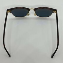 USED Ray-Ban レイバン サングラス CLUBMASTER クラブマスター 3016F 990/58 55□19 145 3P アイウェア ブラウン系 メンズ_画像5