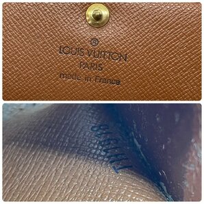 USED LOUIS VUITTON ルイヴィトン M62631 モノグラム ミュルティクレ4 4連 キーケース ブラウン系 TH1918 レディース メンズ ジャンクの画像10