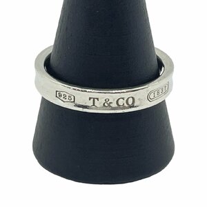 USED TIFFANY&Co. ティファニー 1837 ナローリング 約20号 SV925 シルバー 約4.4g メンズ アクセサリー 指輪 大きめサイズ