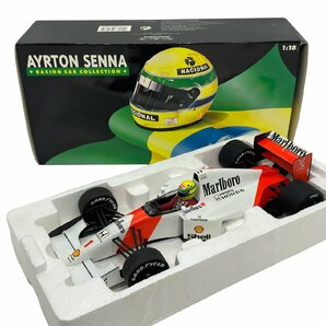 USED MINICHAMPS ミニチャンプス 1/18 Honda ホンダ AYRTON SENNA アイルトン・セナ RACING CAR COLLECTION レーシングカーコレクションの画像1