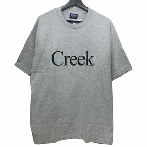 未使用 保管品 Creek angler's device クリーク アングラーズ デバイス 半袖Tシャツ XLサイズ グレー系 メンズ ビッグサイズ