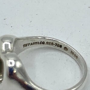 KS USED TIFFANY＆Co. ティファニー ハート リボン リング シルバー K18 4.6g 10号 指輪 アクセサリー SV 925 YG 750の画像10