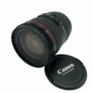 KS USED Canon キャノン ULTRASONIC ZOOM LENS EF 24-105mm 1:4 L IS USM プロテクター付 一眼レフ カメラレンズ カバー付 本体のみ