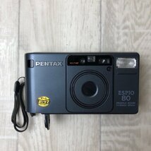 USED PENTAX ペンタックス ESPIO80 MULTIAF 9437821 f=35mm-80mm ズーム ZOOM パノラマ フィルム カメラ 写真 ソフトカバー付 動作未確認_画像2