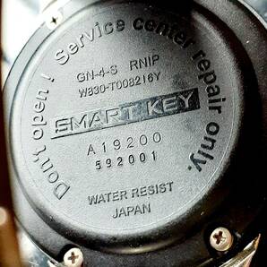 TOYOTA CROWN SMART KEY (W830-T008216Y) ソーラー 黒文字盤 メンズ腕時計 キーリング の画像4