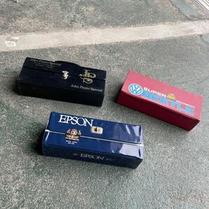 【店H-63】当時物 BOX カセットケース アンティーク カセットテープ 昭和レトロ 3個セットの画像4
