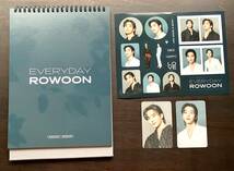 ROWOON 2024-2025 Calendar [Everyday ROWOON] 卓上型カレンダー ●A5ステッカー 全12種類のトレーディングカードから2種類ランダム封入_画像7