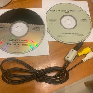 GRデジタル用　AVケーブルとソフトのCD2枚