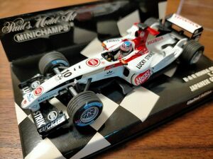 MINICHAMPS ミニチャンプス1/43 B・A・R ホンダ006(2004)佐藤琢磨 日本GP限定モデル タバコデカール 