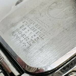 動作未確認 SEIKO セイコー H449-5020 メンズ クォーツ デジアナ 腕時計 シルバーウェーブの画像5