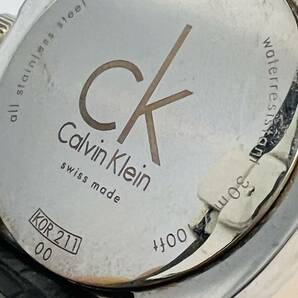 動作未確認 Ck/カルバンクライン メンズ 腕時計 CALVIN KLEIN クオーツ KOR 211 箱の画像6