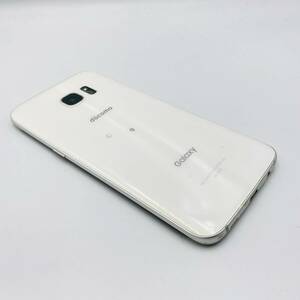 ♪A78594:サムスン GALAXYS7 ギャラクシーS７エッジSC-02H ホワイト 本体 SAMSUNG 中古 ジャンク