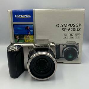 ♪A79504:OLYMPUS SP-620UZ オリンパス デジタルカメラ デジカメ 通電確認済み 箱・付属品付 中古