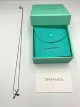 #A78835:TIFFANY＆Co ティファニー パロマピカソ グラフィティ キス SV925 シルバー ネックレス アクセサリー 箱・保存袋付き 中古_画像1