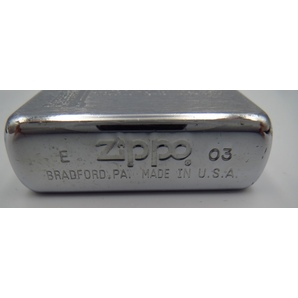 ○H78880:ジッポ Zippo エンパイアステートビル 保管ケース付 火花× 着火未確認 ジャンクの画像4