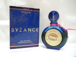 ◎K78538:ROCHAS ロシャス BYZANCE ビザーンス 25ml オードトワレ 香水 フレグランス 中古