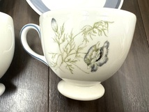 ●A77193:WEDGWOOD ウェッジウッド GLEN MIST/グレンミスト　カップ＆ソーサー　6客　中古品_画像4