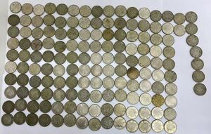 ◆A78737:100円銀貨 149枚おまとめ 稲穂 鳳凰 記念硬貨 古銭 昭和 中古品
