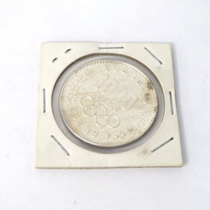 ☆K78012:1000円銀貨 東京オリンピック 1枚 記念硬貨 アンティーク 中古