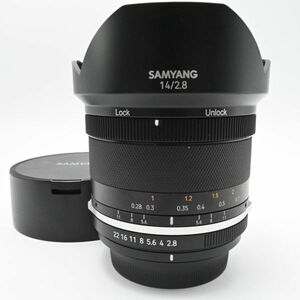 【超美品/動作◎】SAMYANG 単焦点広角レンズ MF 14mm F2.8 MK2 キヤノンEFマウント