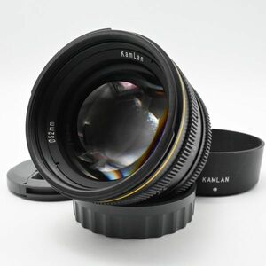 【超美品/動作◎】KAMLAN 交換レンズ 単焦点レンズ 50mm F1.1 キヤノン Mマウント用