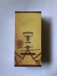 HORNET ヘンプペーパー 1箱 50冊 RAW smoking brown