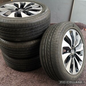 ホンダ CR6 アコード ハイブリッド 純正 17インチ 7.5J +55 5H PCD114.3ブリヂストン レグノGR-X2 225/50R17 4本セット