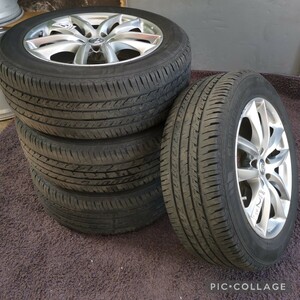 ニッサン V36 スカイライン 純正17in 7.5J +45 PCD114.3 4本セットブリジストン セイバーリング SEIBERLING SL201 225/55R17 シーマ フーガ