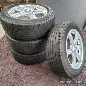 BRIDGESTONE ブリヂストン FEID18in 7.5J +53 PCD114.3 4本セットダンロップ GRANDTREK PT30　225/60R18 NX ハリアー RAV4 エクストレイル