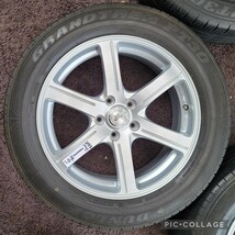 BRIDGESTONE ブリヂストン FEID18in 7.5J +53 PCD114.3 4本セットダンロップ GRANDTREK PT30　225/60R18 NX ハリアー RAV4 エクストレイル_画像4