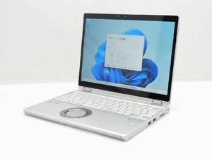 【1円スタート】Panasonic Let's note CF-QV8 Core i5 8365U 1.6Ghz 8GB 256GB(SSD) 12インチ WQXGA+(2880×1920) タッチパネル Win11Pro