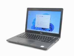 【1円スタート】DELL Latitude 5290 Core i5 8250U 1.6Ghz 8GB 256GB(M.2 NVMe SSD) 12.5インチ HD (1366×768) Windows11 Pro 64bit