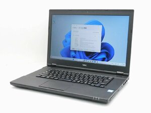 [1 jpy start ]NEC VersaPro VKT16X-4 PC-VKT16XDGEVA4 Core i5 8250U 8GB 256GB(SSD) DVDROM 15.6 -inch FHD (1920×1080) Windows11Pro