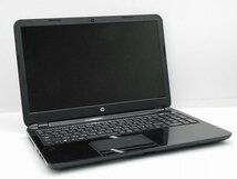 【1円スタート】hp 15-g007AU F7Q69PA#ABJ AMD E1-2100 1Ghz 4GB 光学ドライブあり 15.6インチ OSなし BIOSのみ_画像1