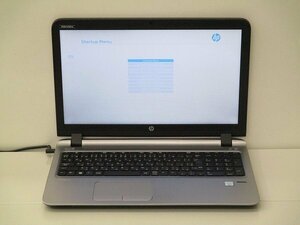 【1円スタート】hp ProBook 450 G3 N8K04AV Core i5 6200U 2.3Ghz 8GB 15.6インチ OSなし BIOSのみ