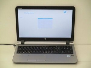 【1円スタート】hp ProBook 450 G3 N8K04AV Core i5 6200U 2.3Ghz 8GB 15.6インチ OSなし BIOSのみ