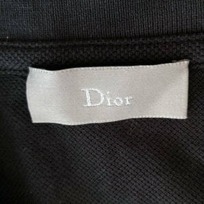 【Dior homme ディオールオム★BEE刺繍ポロシャツ・黒★USED】の画像5