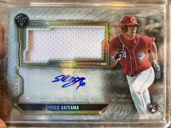 秋山 翔吾 patch auto SHOGO AKIYAMA RC /99 CINCINNATI REDS 広島カープ 西武ライオンズ