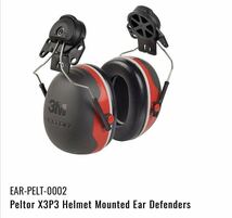 Peltor X3P3 ヘルメット　イヤーマフ　アーボリス　ツリークライミング_画像1