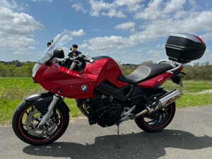 車検R6年8月まで 始動動画あり BMW F800S ハイライン 最終型ブラックエンジン AKRAPOVICマフラー Giviリアボックス付き