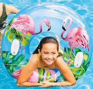  надувной круг ослабленное крепление . для взрослых отходит колесо детский брать .. имеется O type float водные развлечения для симпатичный летние каникулы плавание наружный диаметр 97cm фламинго 