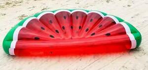  swim ring float . floating tool child for adult popular float lovely playing in water for family Pooh ruby chi goods playground equipment sea water .190*90cm half minute watermelon 