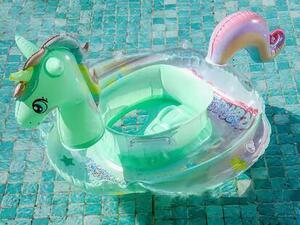  baby float . seat attaching pair inserting type child swim ring taking .. attaching baby float 1 -years old -6 -years old applying swim pool for outer diameter 75cm green yu Nikon 